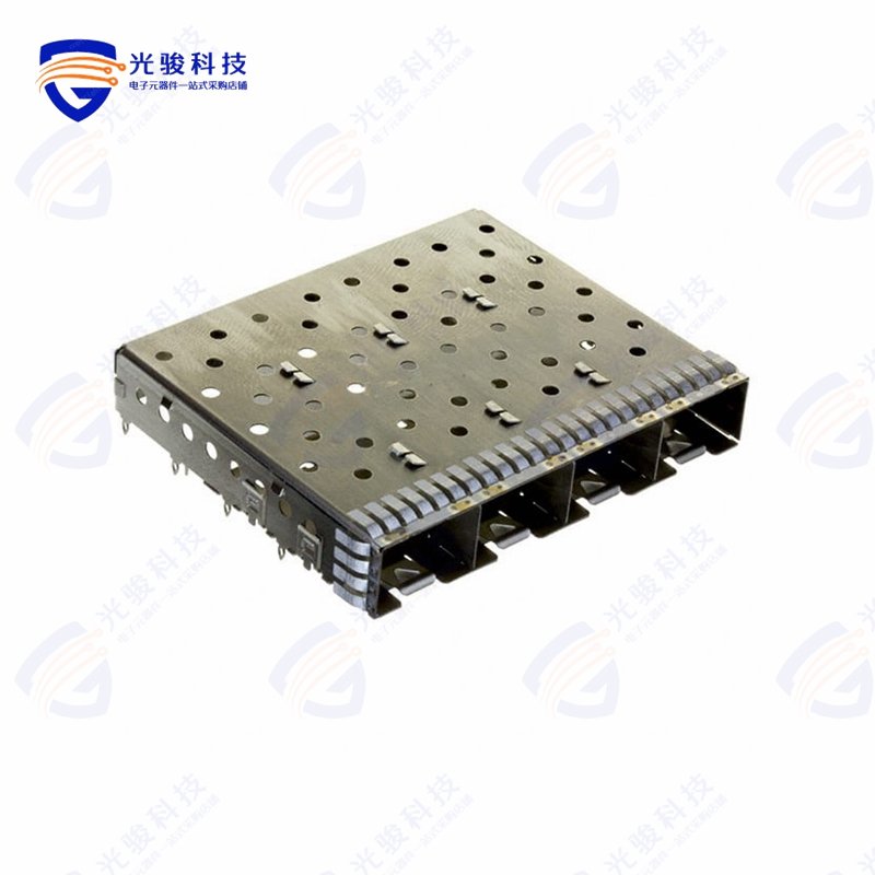 2007132-1《CONN SFP+ CAGE 1X4 PRESS-FIT R/A》