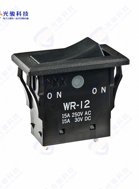 WR12ASN 《SWITCH ROCKER SPDT 15A 125V》