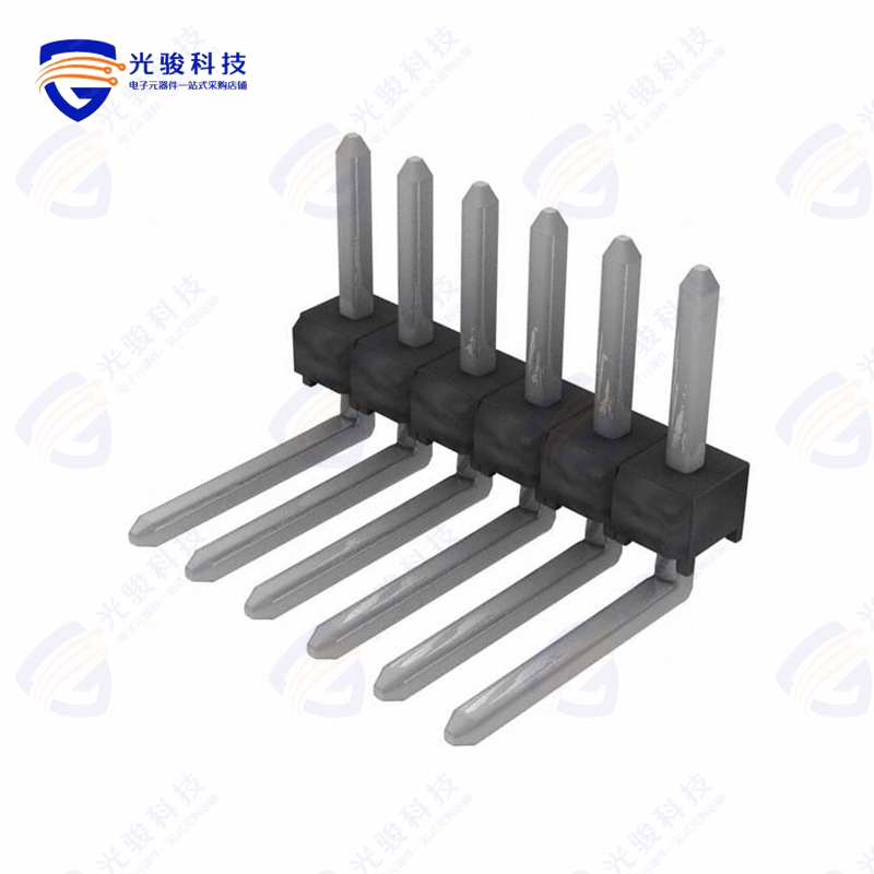 TSW-106-09-T-S-RA《CONN HEADER R/A 6POS 2.54MM》