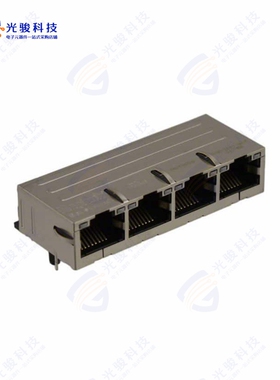 08B0-1X4T-36-F《CONN JACK 4PORT 100 BASE-T PCB》
