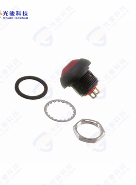 RP8100B2M1CEBLKREDNIL 《SWITCH PB SPST-NO 0.125A 125V》