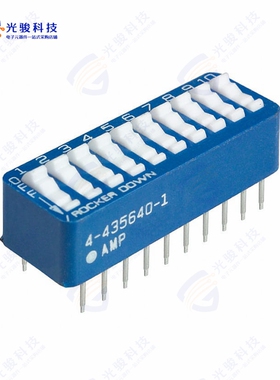 4-5435640-1 《SWITCH ROCKER DIP SPST 60MA 5V》