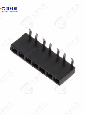 969875-7《CONN RCPT 7POS 0.1 GOLD PCB R/A》