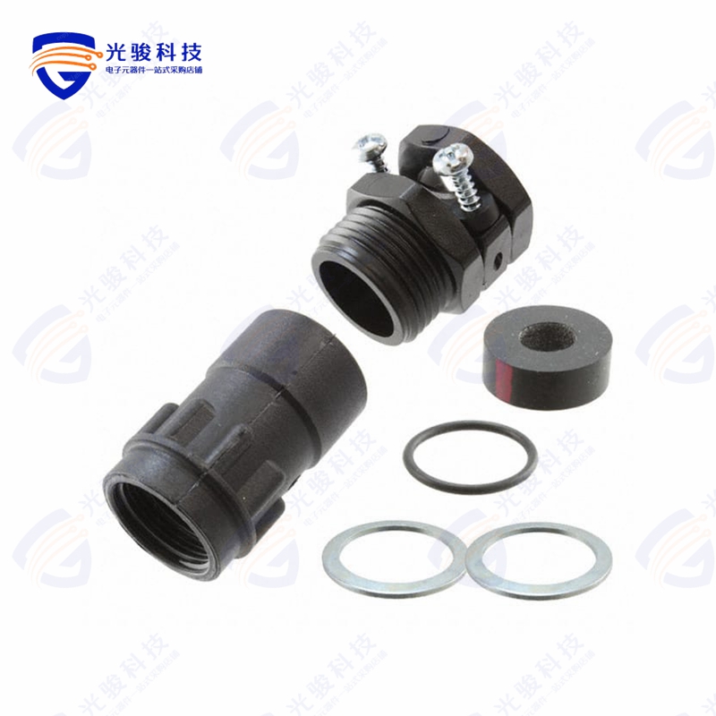 TR12AHC1N《CONN BACKSHELL W/CLAMP SZ 12 BLK》