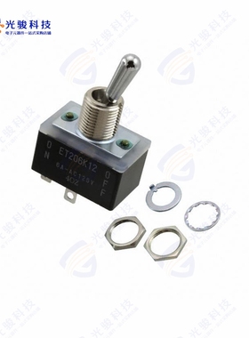 ET206K12-Z 《SWITCH TOGGLE DPST 6A 125V》