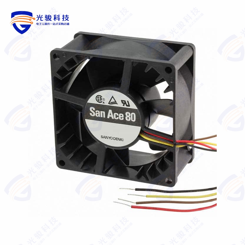 9AH0812P4H04《FAN 80X25MM 12VDC TACH,PWM》