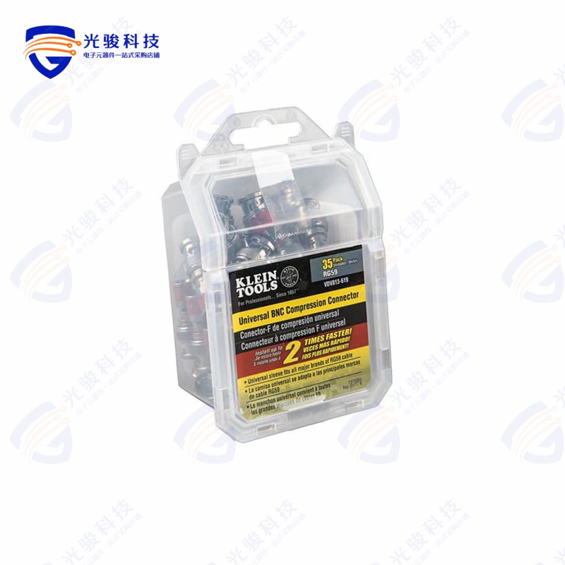 VDV813-619《CONN BNC PLUG STR 1=35 PCS》 电子元器件市场 其它元器件 原图主图