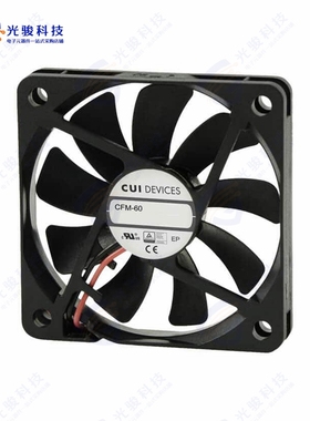 CFM-6025V-125-107-20《FAN AXIAL 60X25MM 12VDC WIRE》