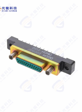DCCM25PBSP《CONN MICRO-D PLUG 25P VERT SLDR》