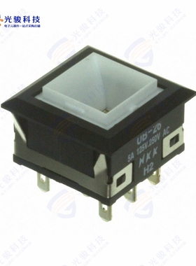 UB26KKW016G 《SWITCH PUSHBUTTON DPDT 5A 125V》