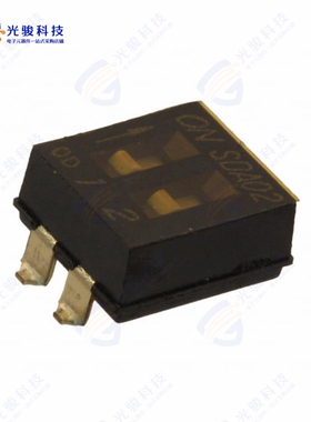 SDA02H0SBR 《SWITCH SLIDE DIP SPST 25MA 24V》