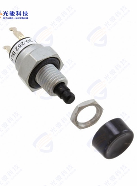 30-252 BLK 《SWITCH PUSH SPST-NC 1A 115V》
