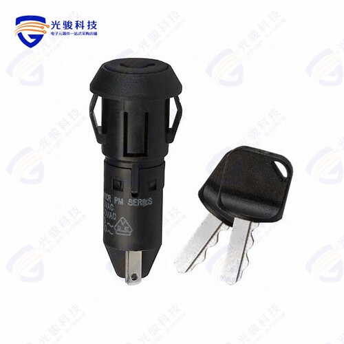 PM0613EBM05KQ22 《SWITCH KEYLOCK 2POS SPST 4A 125V》