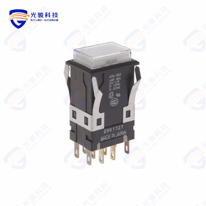 A3SJ-90C1-24SW 《SWITCH PUSHBUTTON DPDT 3A 125V》