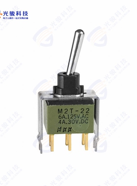M2T22SA5A13 《SWITCH TOGGLE DPDT 6A 125V》