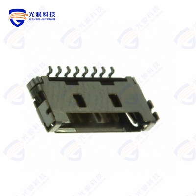 DF19G-8P-1H(54)《CONN HEADER SMD R/A 8POS 1MM》