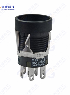 YB25MKW01 《SWITCH PUSHBUTTON DPDT 3A 125V》