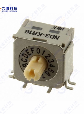 ND3KR16H 《SWITCH ROTARY DIP HEX 100MA 5V》
