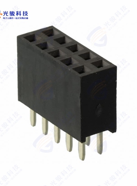 61301021821《CONN HDR 10POS 0.1 GOLD PCB》