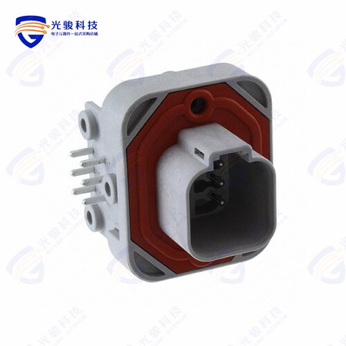 DT13-6P《CONN HEADER R/A 6POS 4.44MM》