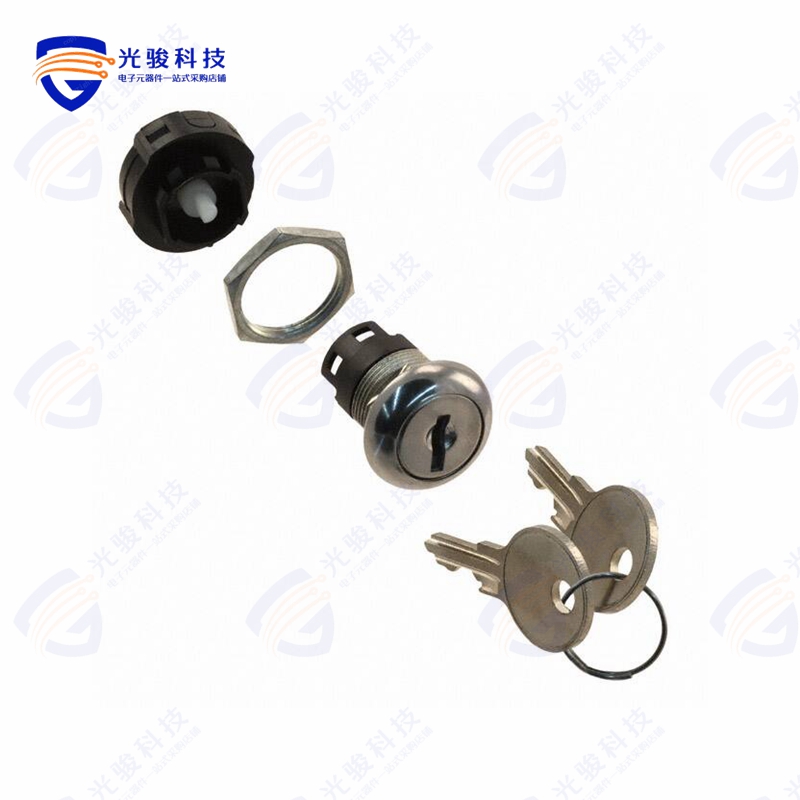 H100AA2F205NQ 《SWITCH KEYLCK 3POS SP3T 12A 125V》