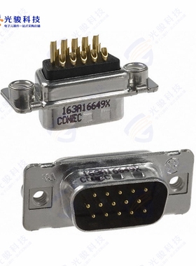 163A16649X《CONN D-SUB HD PLUG 15P SLDR CUP》