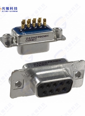 242A27020X《CONN D-SUB RCPT 9POS SLDR CUP》