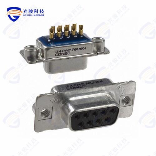 242A27020X《CONN D-SUB RCPT 9POS SLDR CUP》
