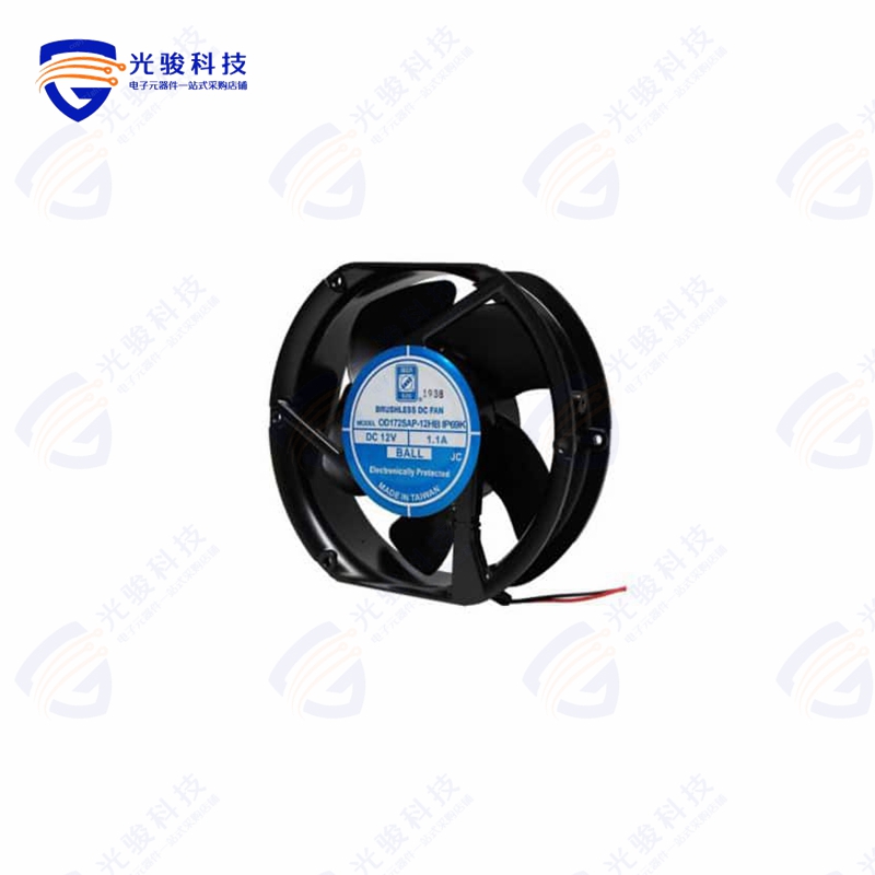 OD172SAP-48HBIP69K《DC FAN, IP69K, 172X150X51MM, 48V》