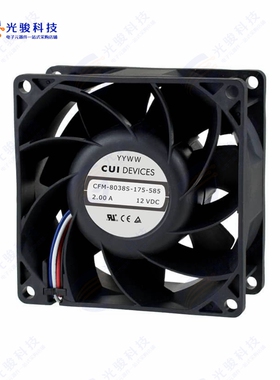 CFM-8038S-240-449-20《DC AXIAL FAN, 80 MM SQUARE, 38 M》
