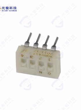 90B04ST 《SWITCH SLIDE DIP SPST 25MA 24V》