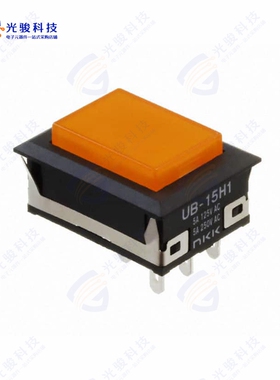 UB15NKW015D-DB 《SWITCH PUSHBUTTON SPDT 5A 125V》