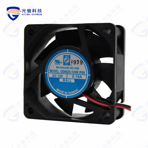 OD6025-48HBIP68《48VDC 60X60X25MM IP68》