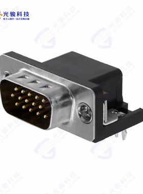 AHDS15A-KG-TAXB《CONN D-SUB HD PLUG 15P R/A SLDR》