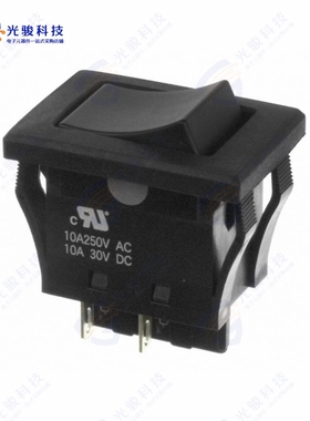 JWMW11RAA/UC 《SWITCH ROCKER SPST 10A 125V》
