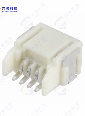 554560469《CONN HEADER SMD R/A 4POS 1.25MM》