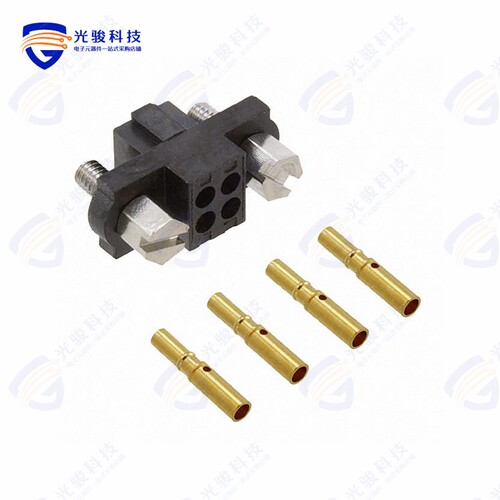 M80-4610405《CONN RCPT 4P CRIMP 24-28AWG GOLD》