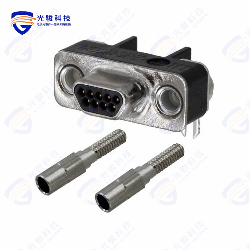 MDSM-9PE-Z10-VR25《CONN MICRO-D PLUG 9POS R/A SLDR》