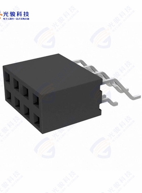 M20-7920442R《CONN RCPT 8POS 0.1 GOLD SMD R/A》