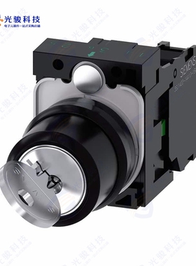 3SU11004BF111BA0 《KEY SW, 2POS, MTND, KEY REMOVAL》