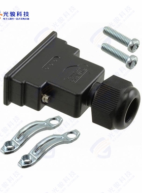 1731100020《CONN BACKSHELL 15POS 180DEG BLK》