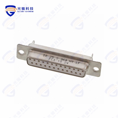 DB25S064HTLF《CONN D-SUB RCPT 25POS SLDR CUP》