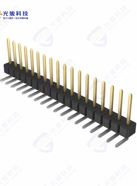 PBC18SGAN《CONN HEADER R/A 18POS 2.54MM》
