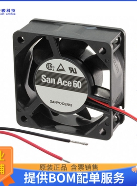 无刷直流风扇109R0624J402【FAN AXIAL 60X25MM 24VDC WIRE】