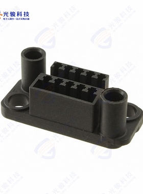 343348-1《CONN RCPT HSG DRAWER 10POS BLK》