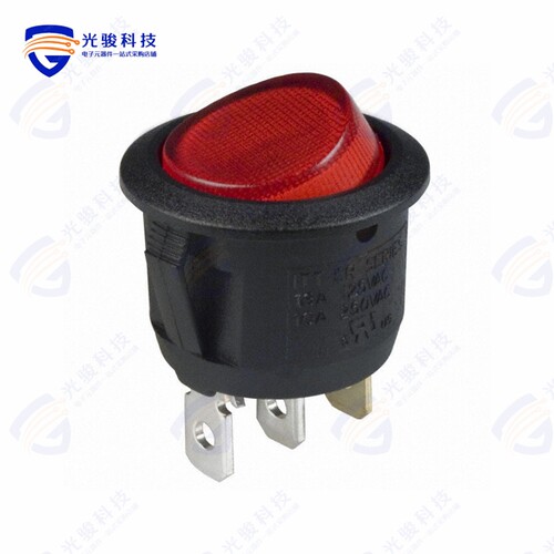 CR102J3RS215QF7 《SWITCH ROCKER SPST 16A 125V》