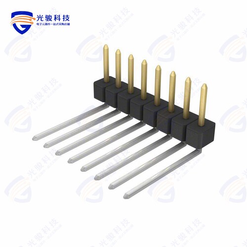 PBC08SBEN《CONN HEADER R/A 8POS 2.54MM》