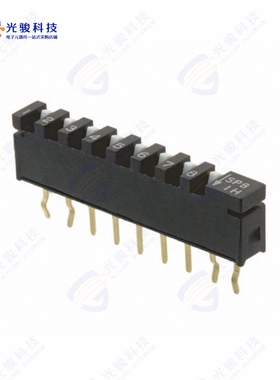 SPA08B 《SWITCH SLIDE DIP SPST 10MA 20V》