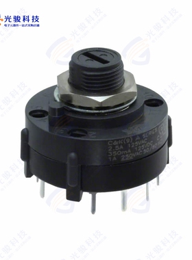 A205S1MNCQ 《SWITCH ROTARY 5POS 2.5A 125V》