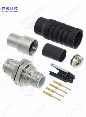 1-2823445-6《CONN PLUG MALE 4POS GOLD CRIMP》